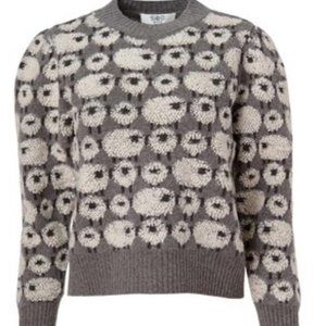 Sea NY Reese Jaquard Sheep Sweater